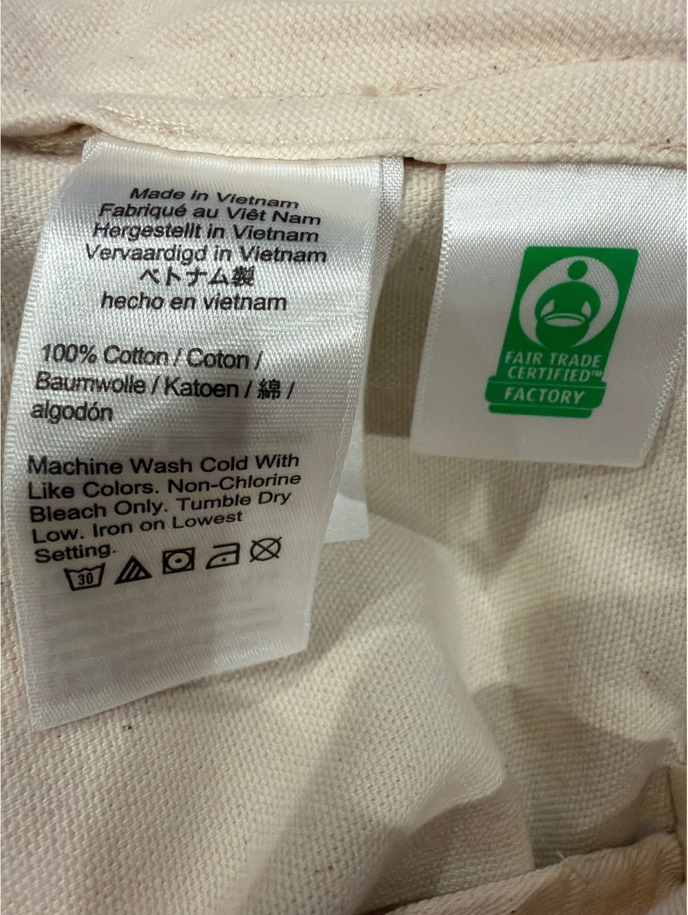 NWT JCrew Mens 32x32 Pants Cream Classic Canvas Trousers BW595 100 Cotton Chinos - Picture 11 of 12